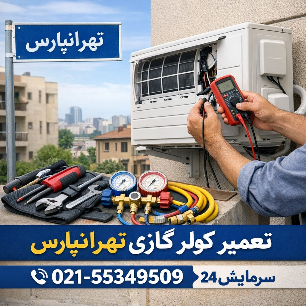 تعمیر کولر گازی تهرانپارس - سرمایش24