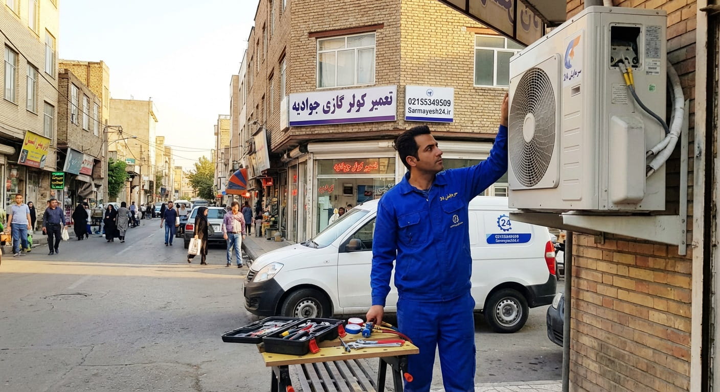 تعمیرکار کولر گازی جوادیه - سرویس در محل