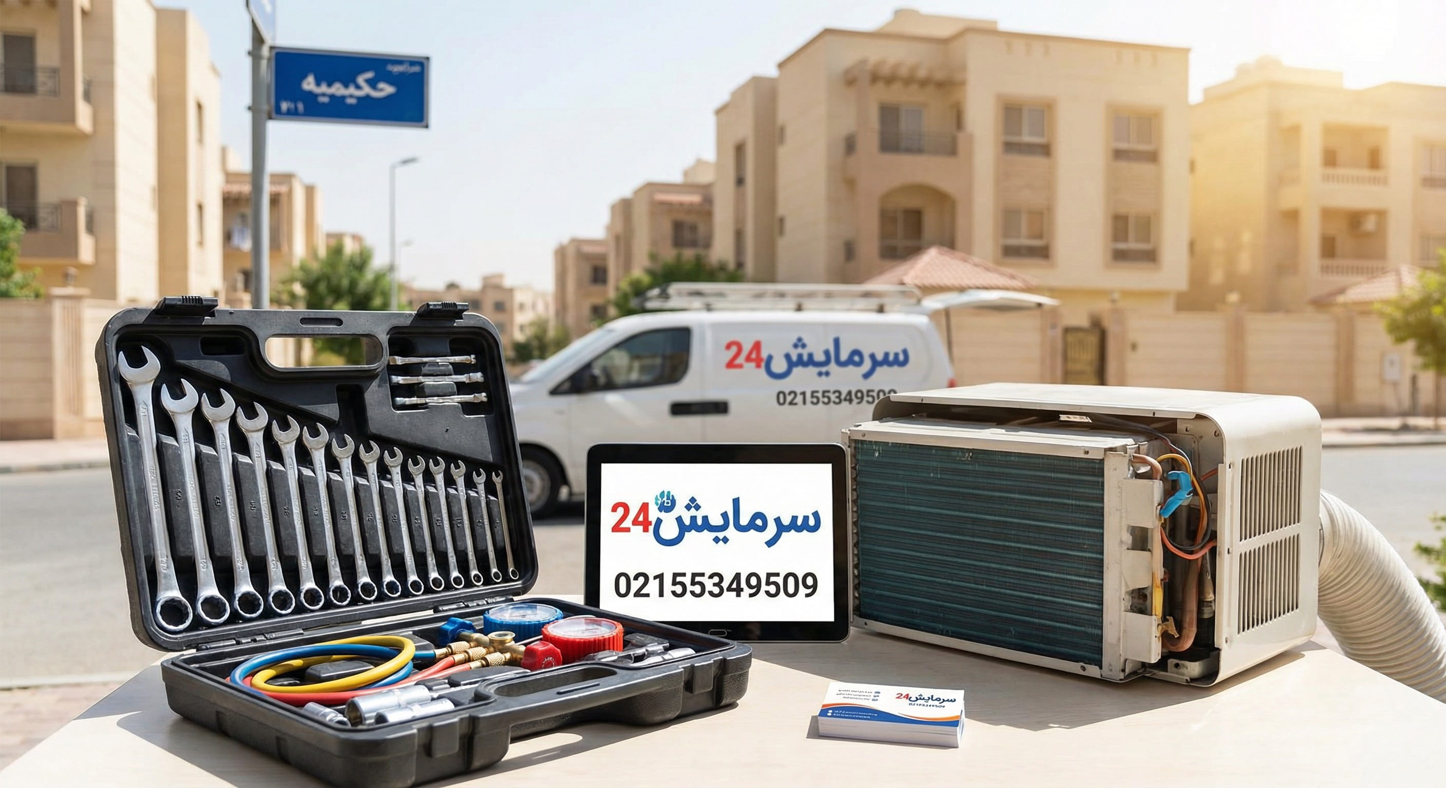 تعمیرات کولر گازی حکیمیه