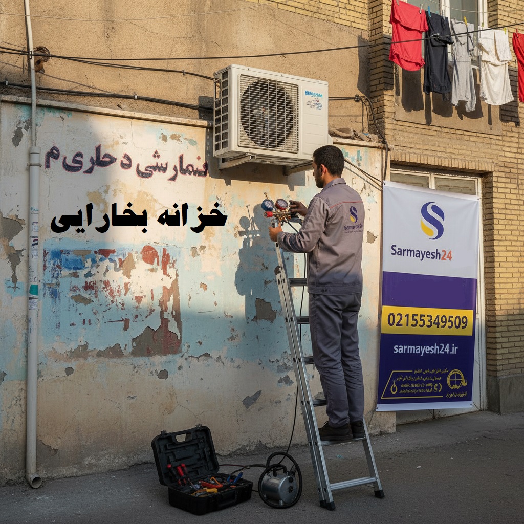 تعمیر کولر گازی خزانه بخارایی