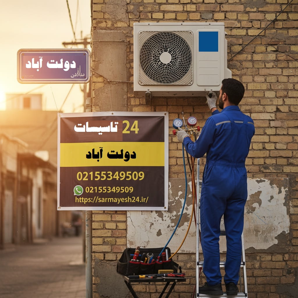 تعمیر کولر گازی دولت آباد - خدمات سرمایش24