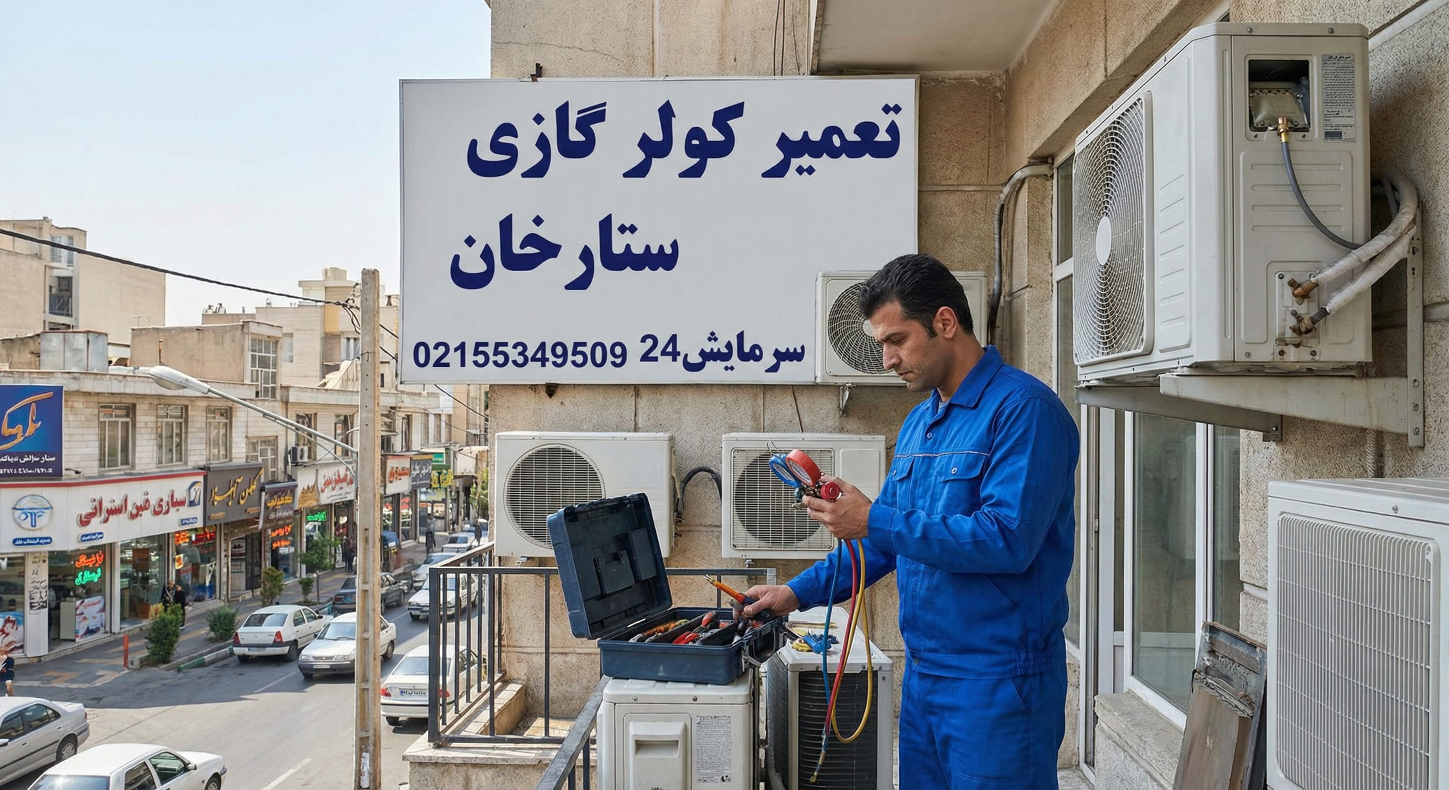 تعمیر کولر گازی ستارخان