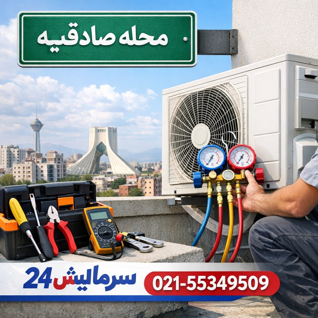 تعمیر کولر گازی صادقیه - سرمایش24