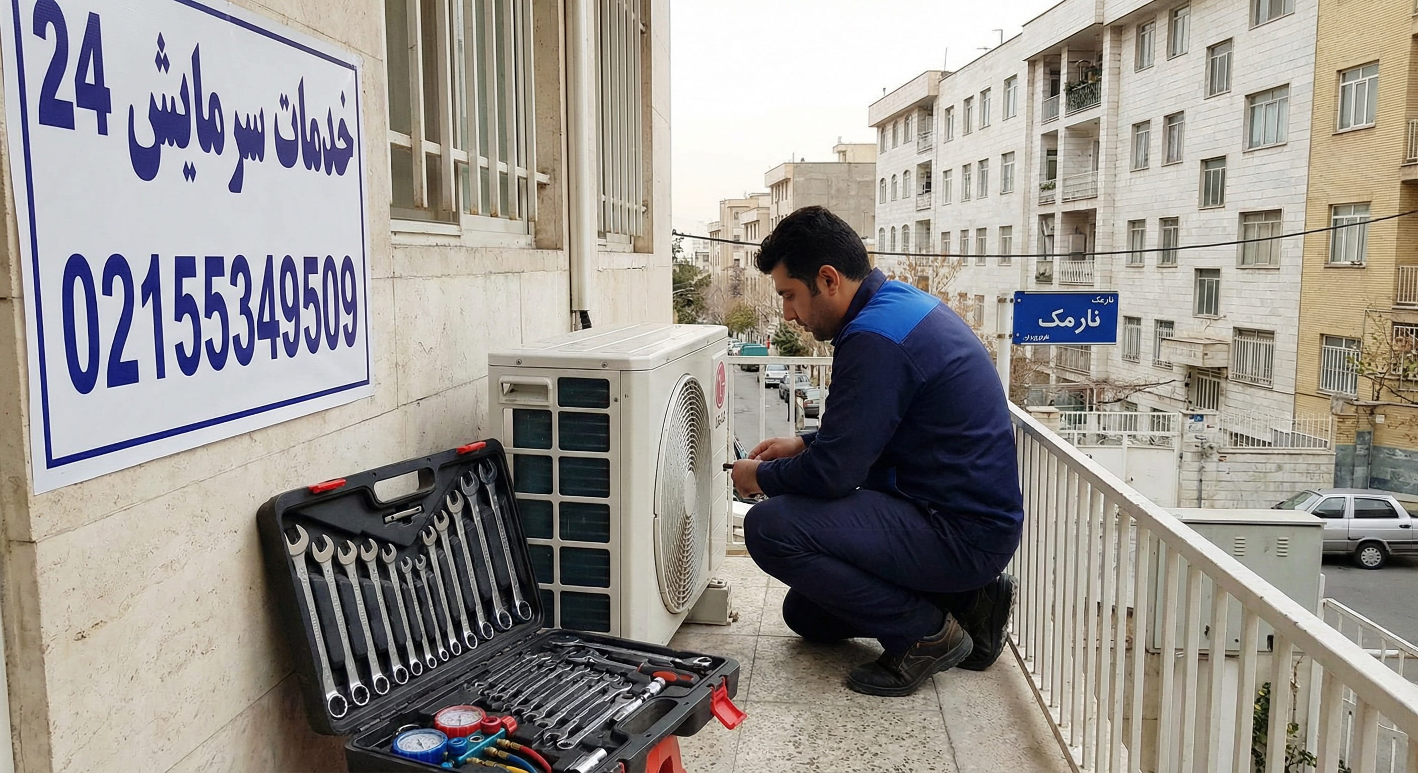 تعمیرات کولر گازی نارمک - خدمات فوری و تخصصی