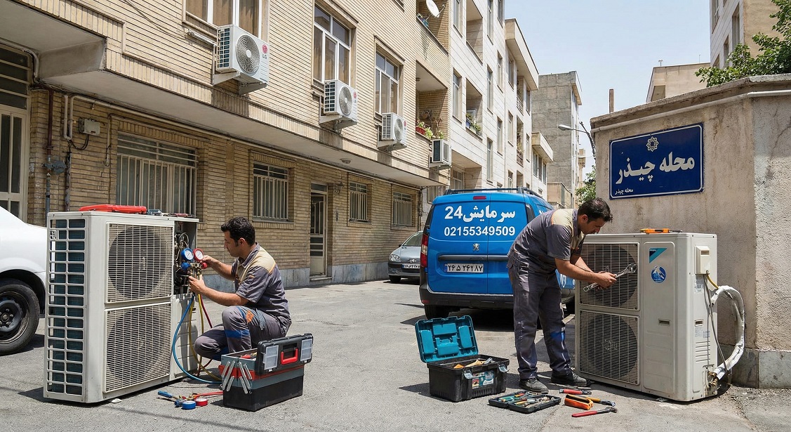 تعمیر کولر گازی چیذر