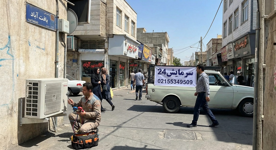 تعمیر کولر گازی یافت آباد